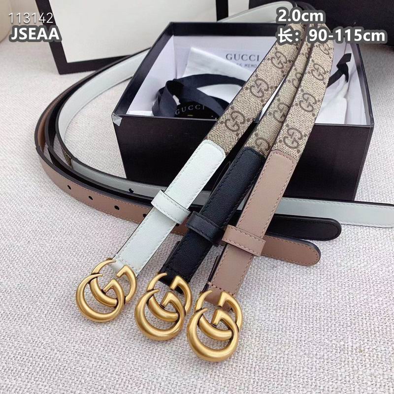 Gucci belt 20mmX90-115cm 8L15